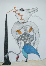 White Crow - Mix Media